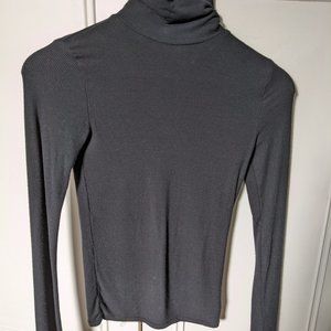 Urban Outfitters Long Sleeve Turtleneck Top - Black - XS
